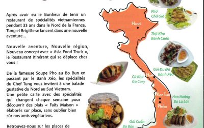 Nouveau à Pellegrue un foodtruck de cuisine vietnamienne à partir du vendredi 23 février -tous les vendredis soir sous la halle